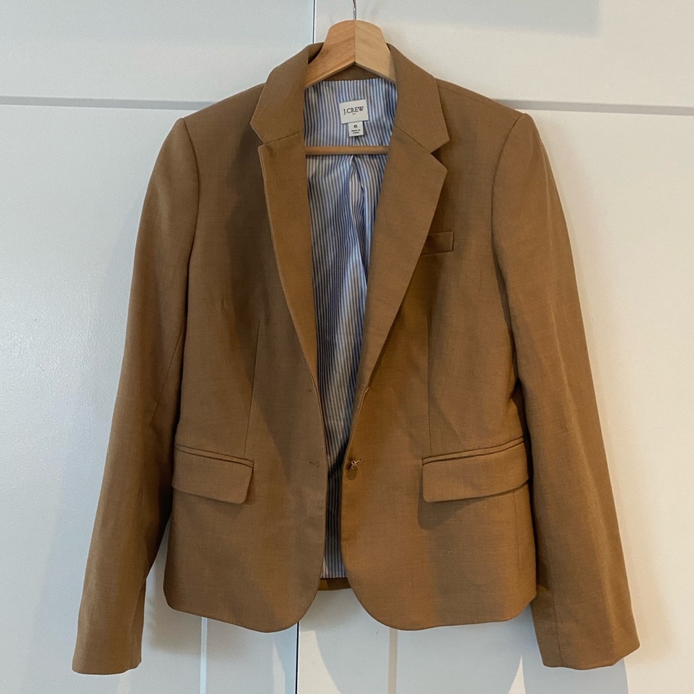 Classic Jcrew Tan Blazer